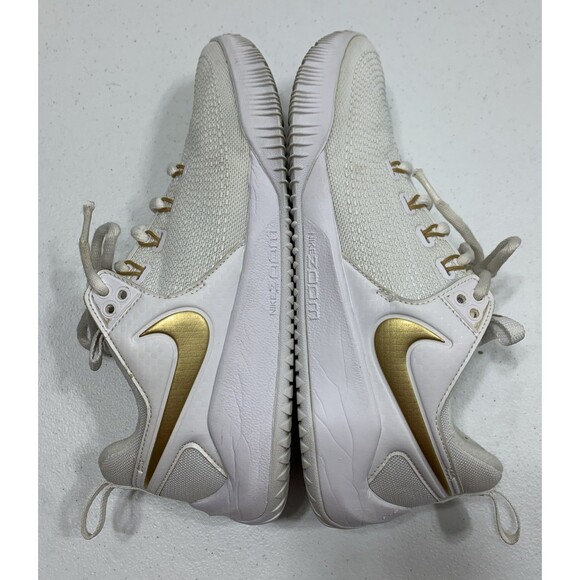 Nike Air Zoom Hyperace 2 Volleyball Sneakers Shoes Mens 7 White Gold DM8199-170 main image 7
